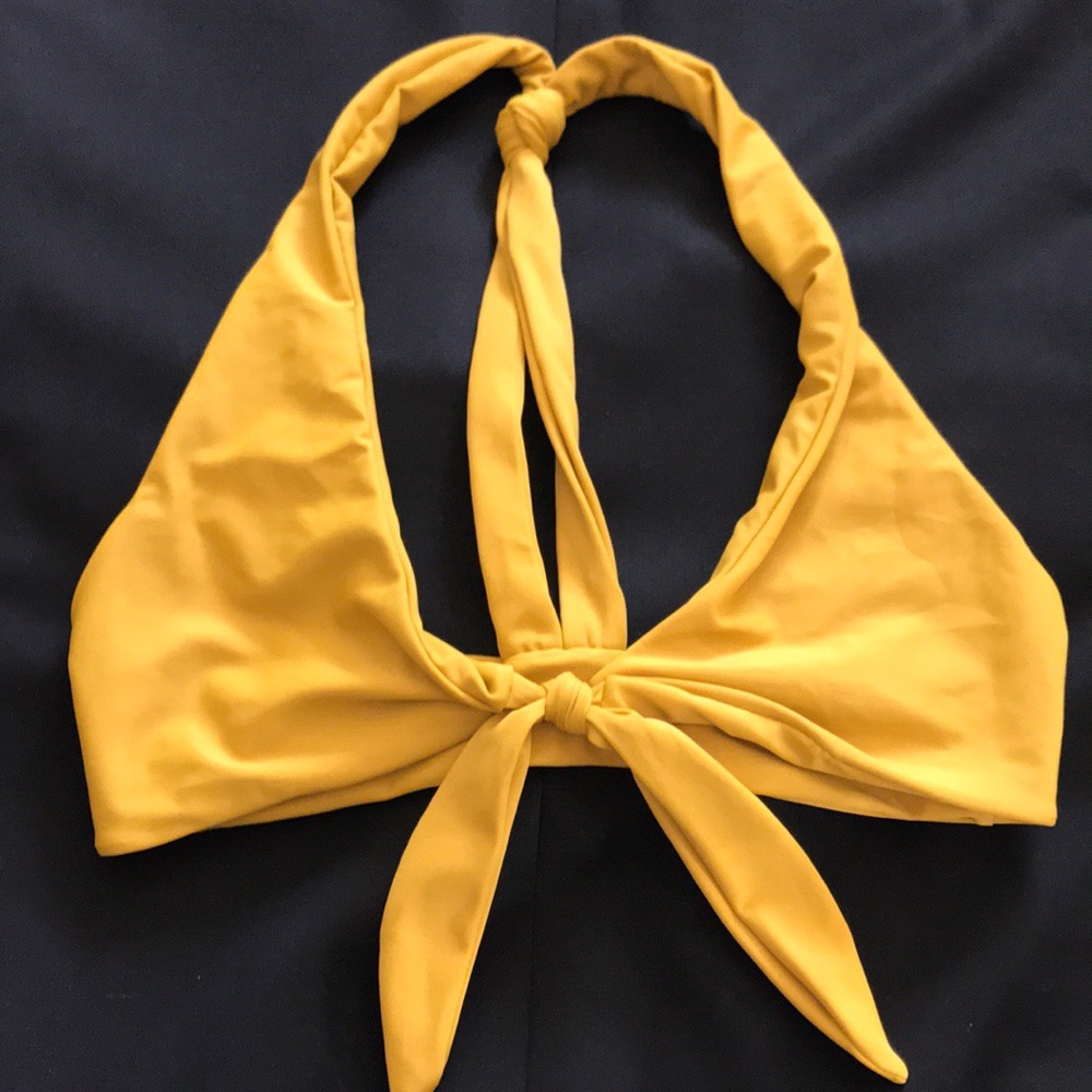 Mikoh Swim. Balboa Top. Mustard Yellow